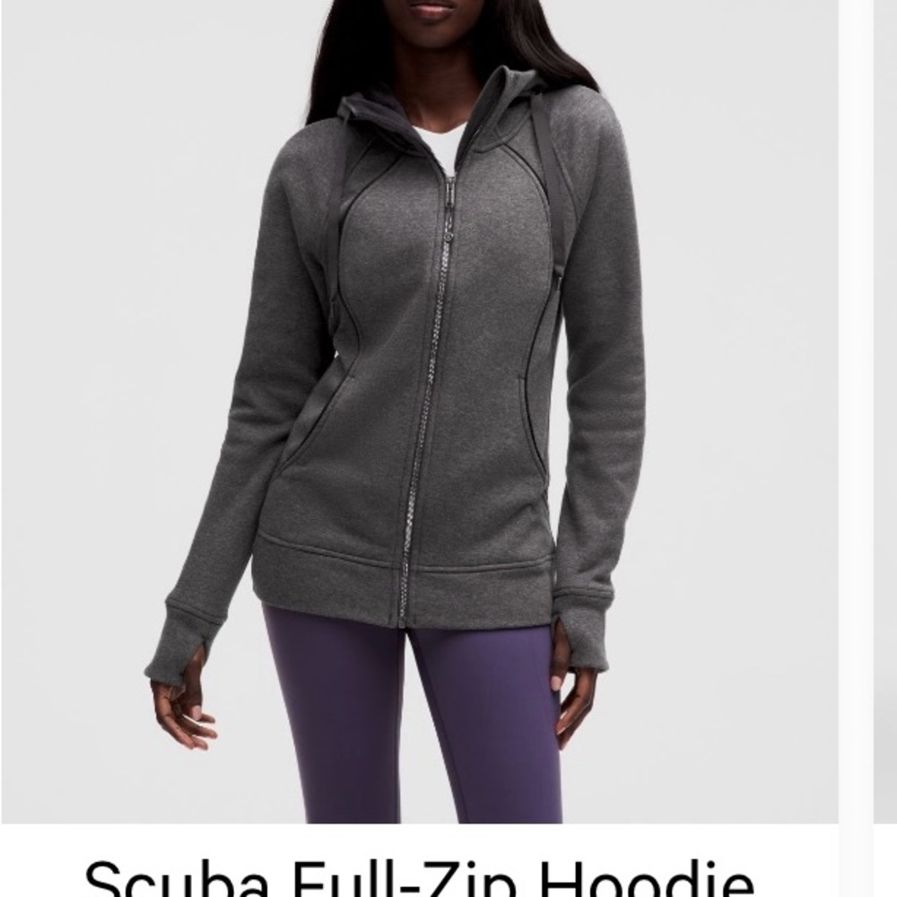 Lululemon Gray Full-Zip Hoodie- worn once